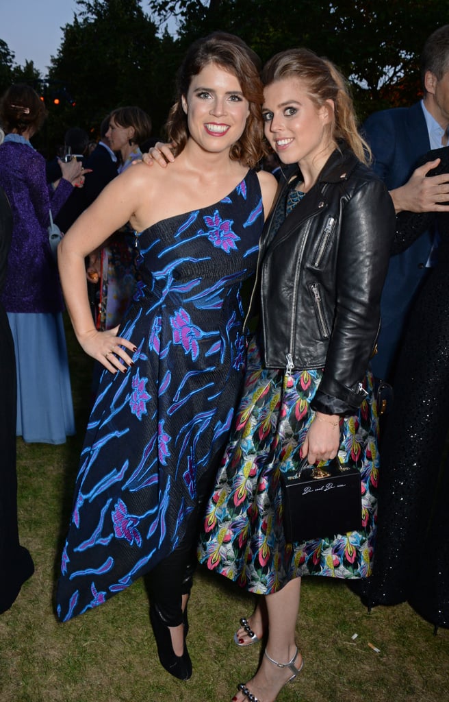 Princess Eugenie Wearing a Dress Over Pants