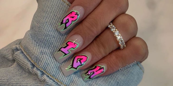 Grafitti Nail Art | POPSUGAR Beauty Grafitti Nail Art | POPSUGAR Beauty