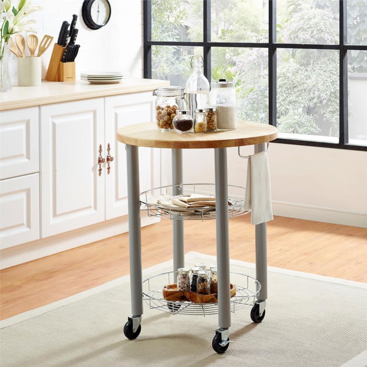 Elza Round Kitchen Cart Best Target Kitchen Furniture With Storage