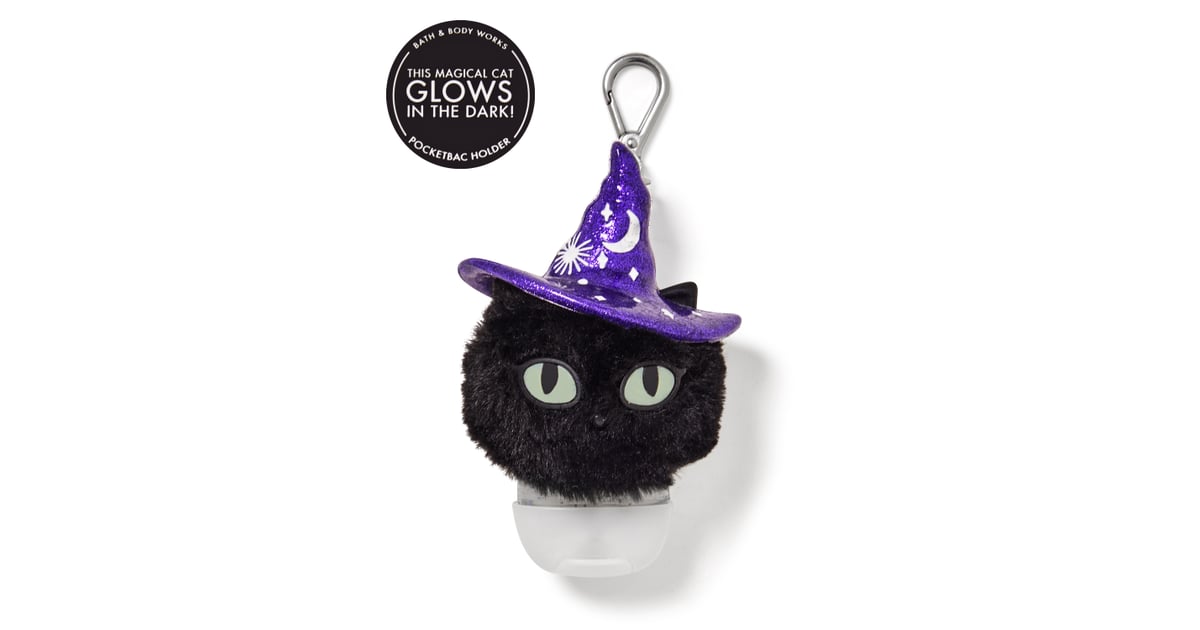 Bath & Body Works Black Cat Pom Hand Sanitizer Holder Bath & Body