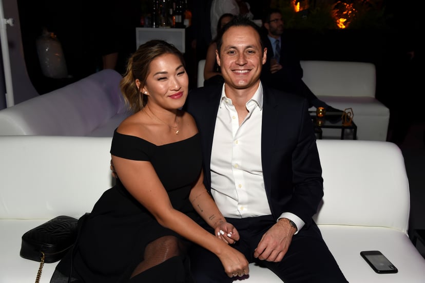 LOS ANGELES, CALIFORNIA - OCTOBER 12: (L-R) Jenna Ushkowitz and David Stanley attend the 5th Adopt Together Baby Ball Gala on October 12, 2019 in Los Angeles, California. (Photo by Michael Kovac/Getty Images for Adopt Together)