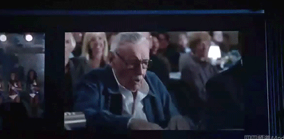 Image result for stan lee cameo iron man 3 gif