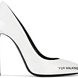 off white for walking pumps