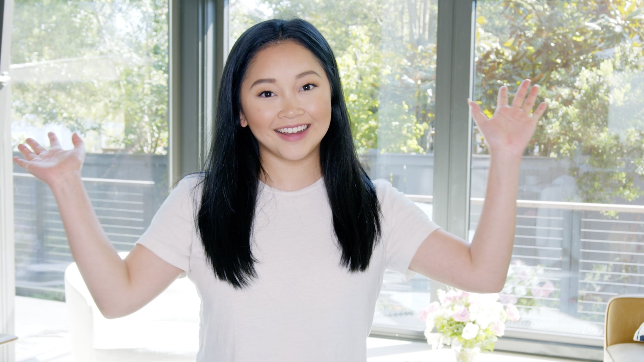 AUGUST 26: In this screengrab, Lana Condor is seen during the Amazon Pets and Treasure Truck Pawsitive Impact virtual event sponsored by Purina, Chuckit!, and K9 Advantix II on August 26, 2020. (Photo by Getty Images/Getty Images for Amazon Pets + Amazon Treasure Truck)