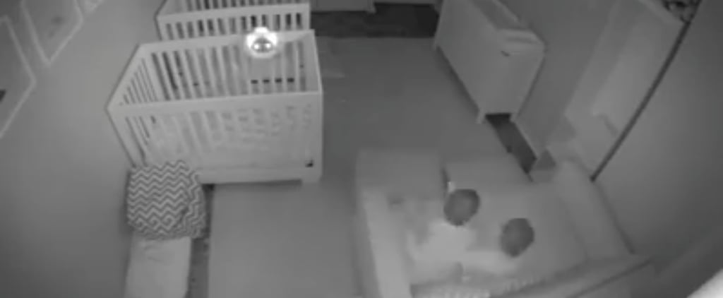 2-Year-Old Twins Playing in the Middle of the Night Video