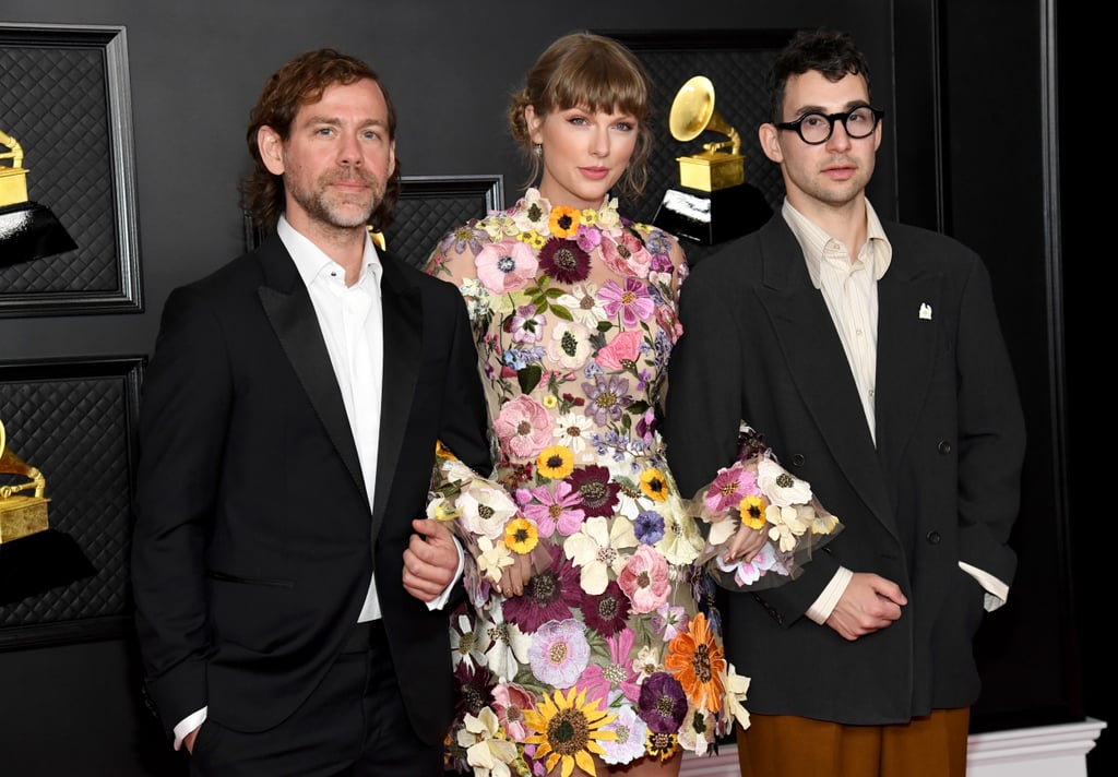 Taylor Swift and Jack Antonoff at the 2021 Grammys