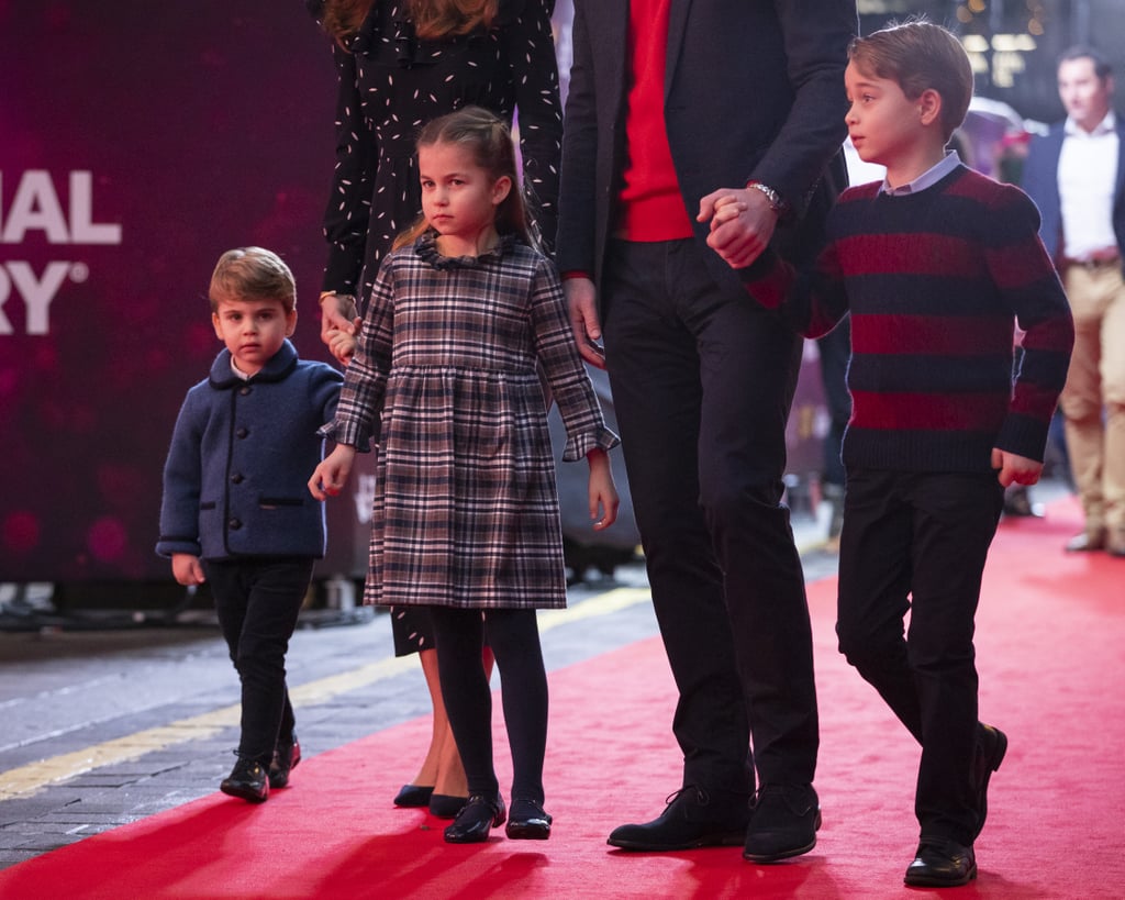 The Cambridge Family Attends Pantomime Performance in London