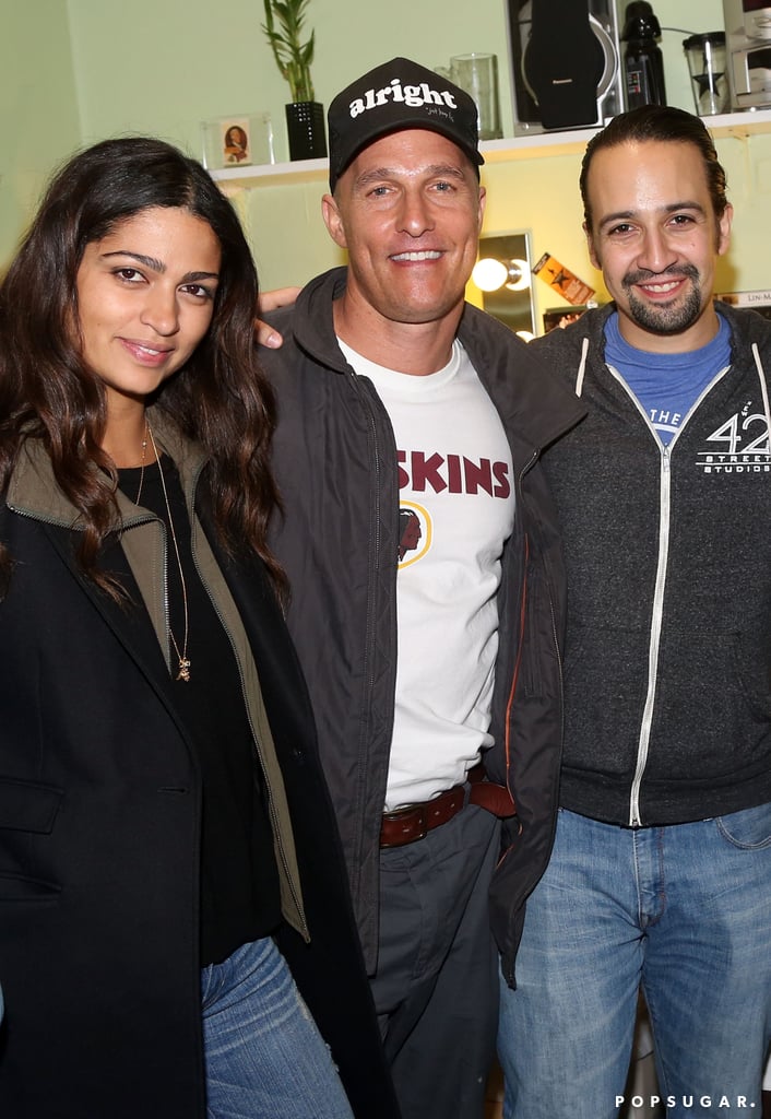 Matthew McConaughey and Camila Alves Visit Broadway 2015