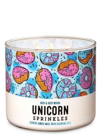 Unicorn Sprinkles 3-Wick Candle