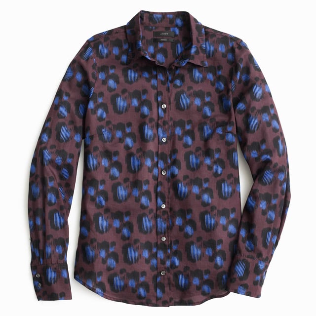 j crew leopard tee