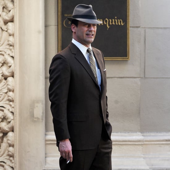 Jon Hamm on the Set of Mad Men in LA