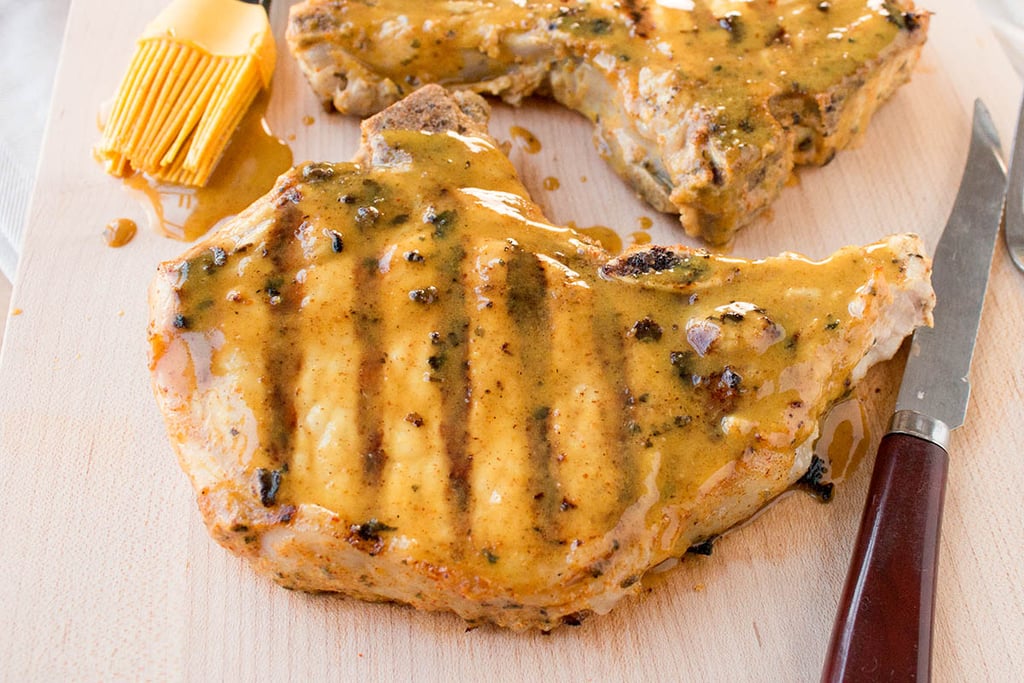 Grilled Pork Chops With South Carolina BBQ Sauce Grilled Pork Chops With South Carolina BBQ Sauce
