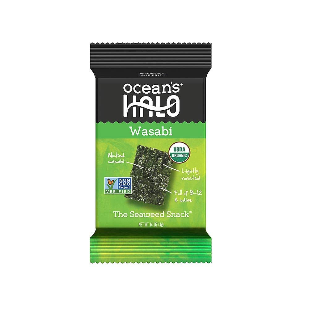 Ocean's Halo Wasabi Organic Seaweed Snack