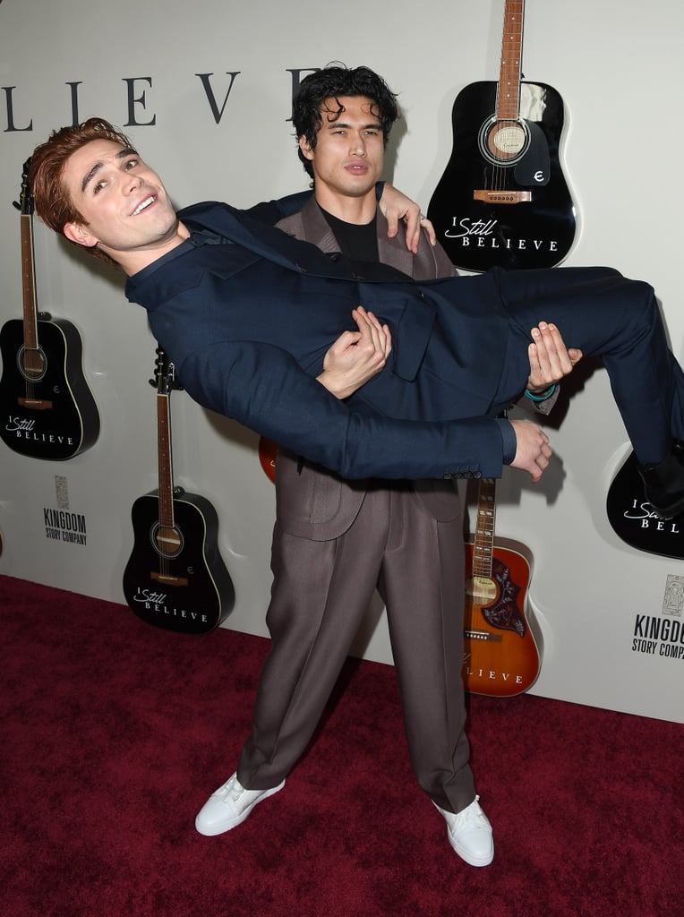 KJ Apa and Charles Melton at I Still Believe Premiere Photos