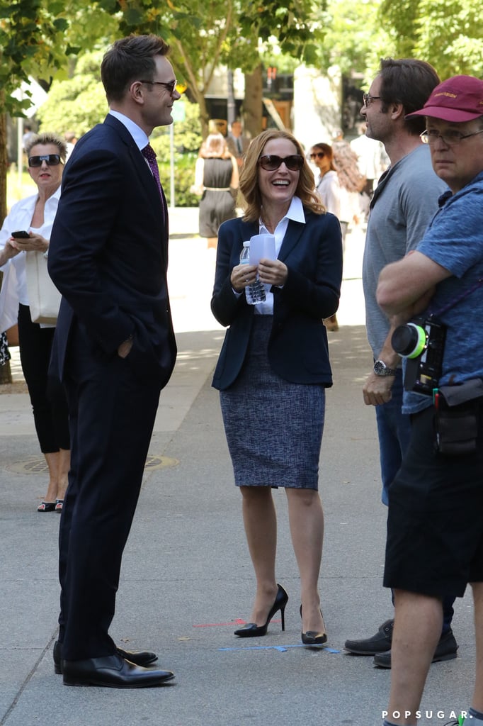 It's a lovely day to film the X-Files revival.
