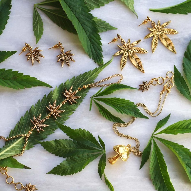 Blunted Objects' Weed Leaf Jewelry