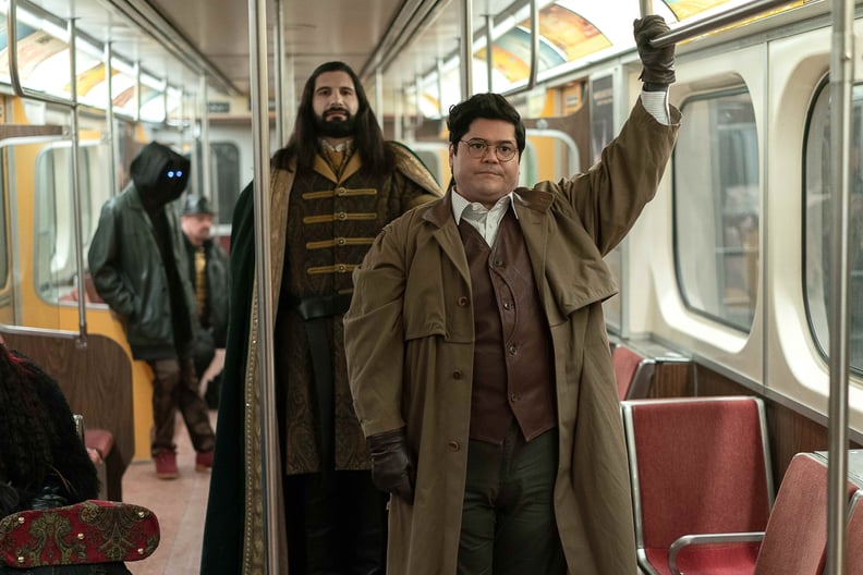 WHAT WE DO IN THE SHADOWS  -- The Night Market  -- Season 4, Episode 4 (Airs July 26) — Pictured: (l-r) Kayvan Novak as Nandor, Harvey Guillén as Guillermo. CR: Russ Martin/FX.