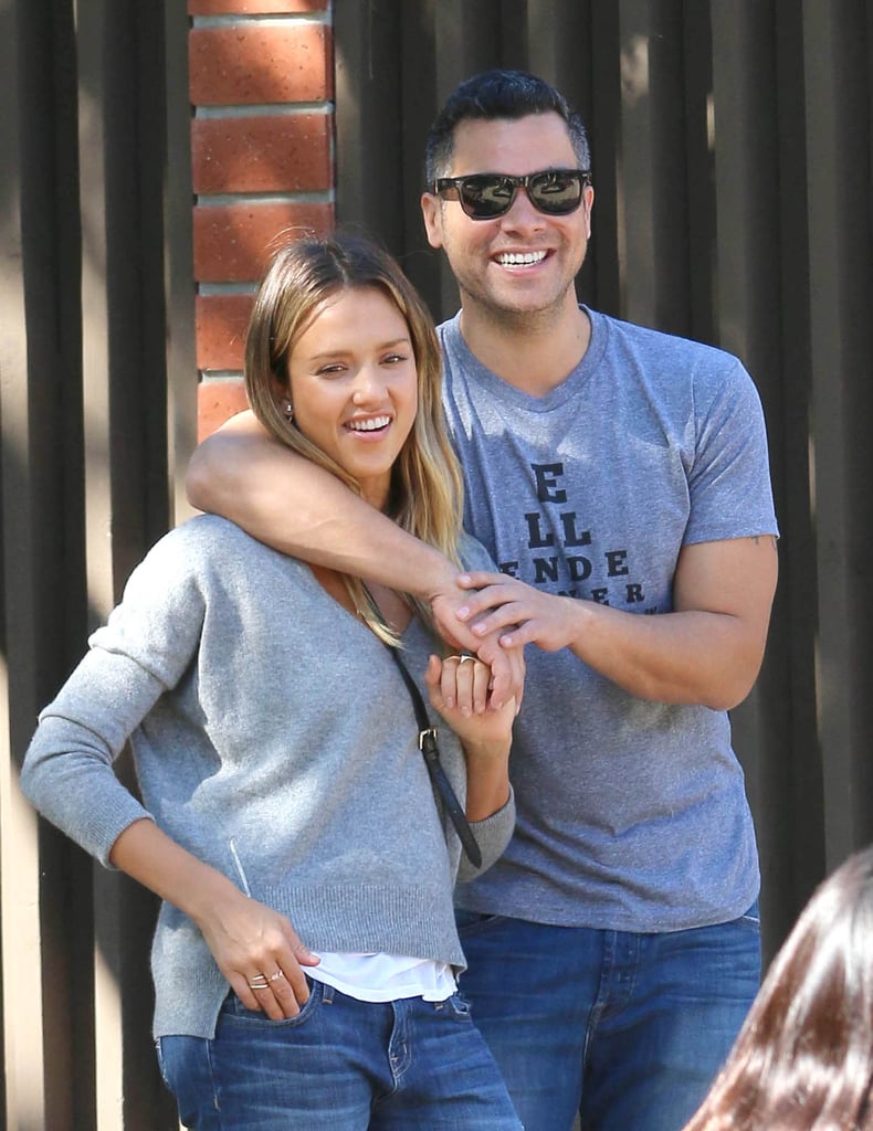The duo kept close during an LA outing in February 2015.