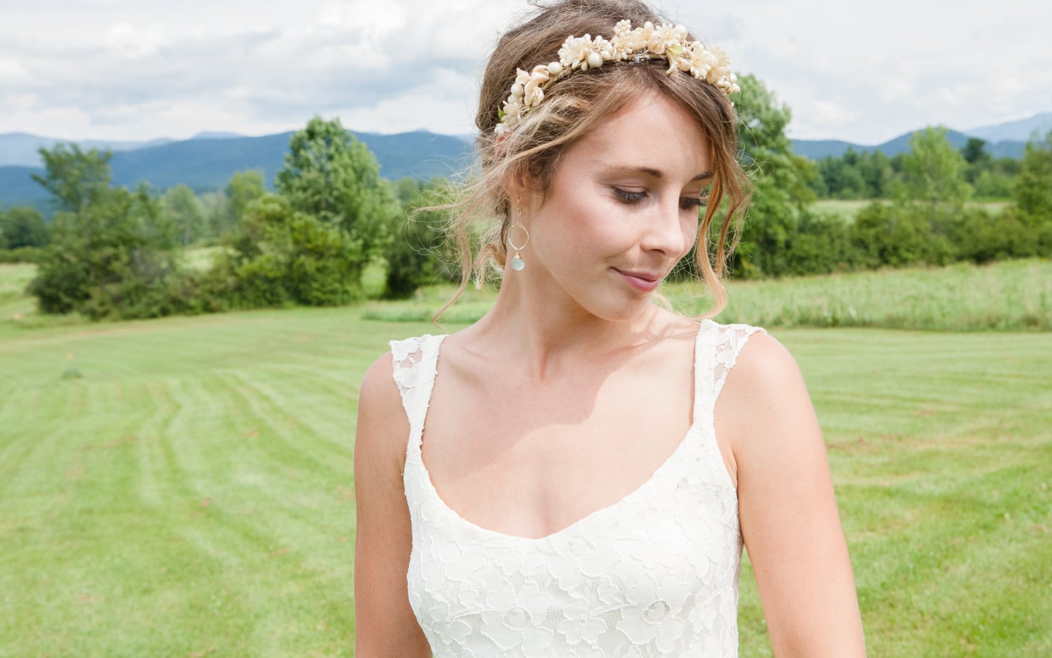 Wedding Hair With Flowers POPSUGAR Beauty