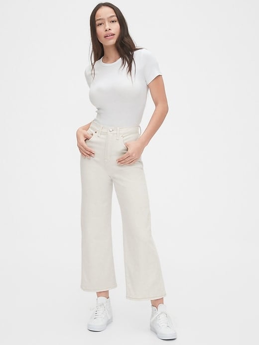 Gap High Rise Wide-Leg Crop Jeans