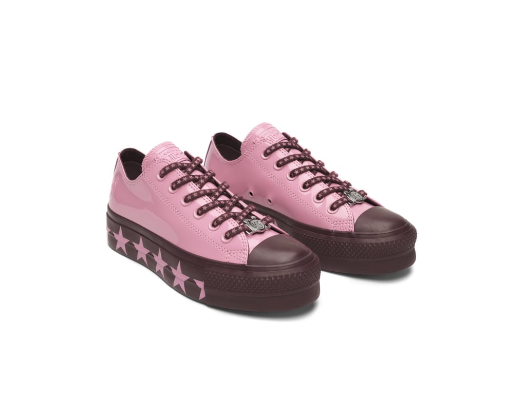 Converse x Miley Cyrus Chuck Taylor All Star Lift Faux Patent Low Top ($75)