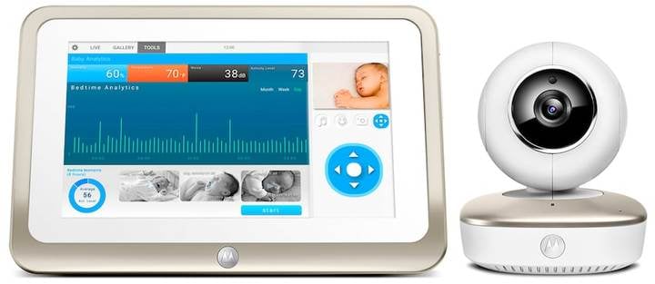 Motorola Smart Nursery 7 Portable Wi-Fi Video Baby Monitor