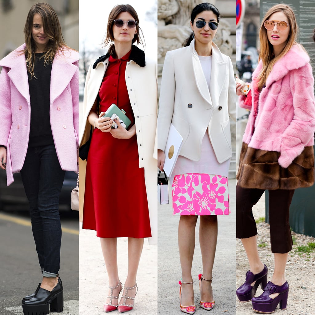 Pink and Red Street Style Outfit Ideas POPSUGAR Fashion