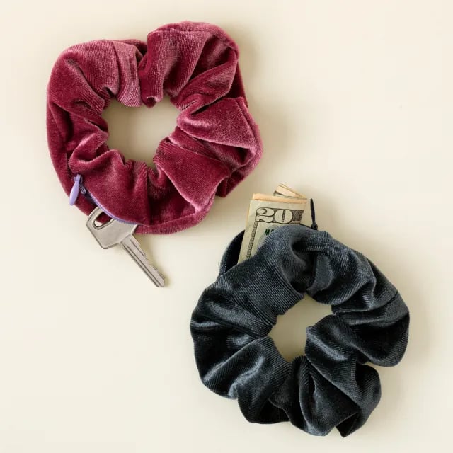 Best Stocking Stuffers For College Students: Hidden Pocket Scrunchies