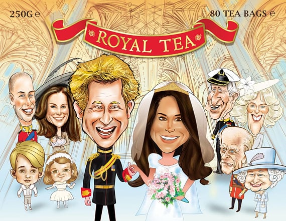 Royal Wedding Commemorative Tea Box