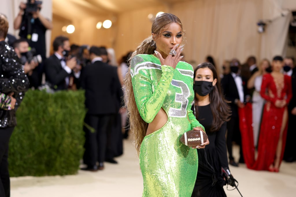 Ciara's Peter Dundas Jersey Dress at the 2021 Met Gala