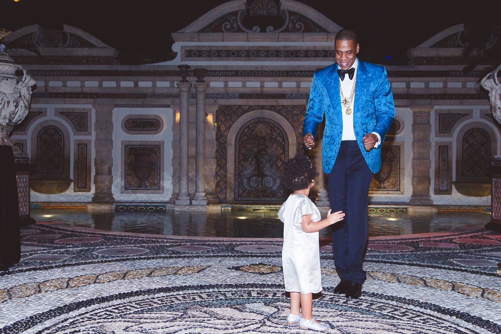 Blue Ivy danced with her dad during their New Year's Eve party in Miami.
Source: Tumblr user Beyoncé Knowles