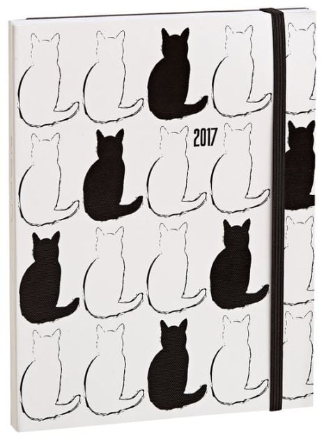 2017 Weekly Planner Graphic Cats Flexi Engagement Calendar ($10)