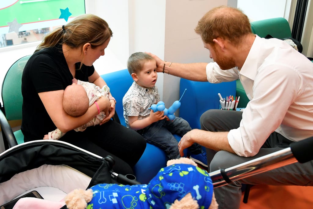 Prince Harry Visits Oxford Children's Hospital May 2019