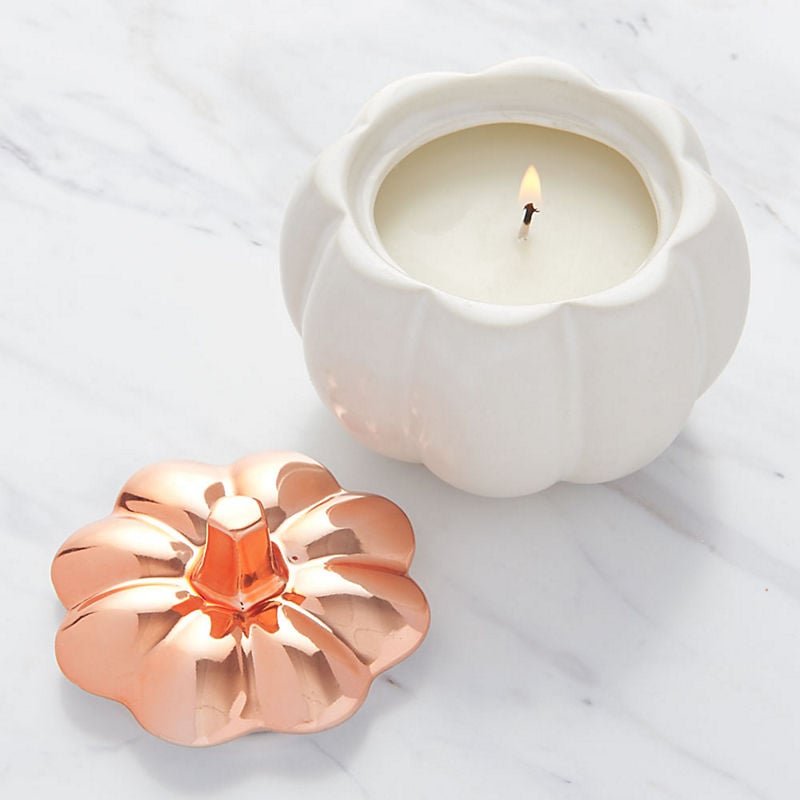 Ceramic Pumpkin Candle (27) Best Halloween Products From Paper