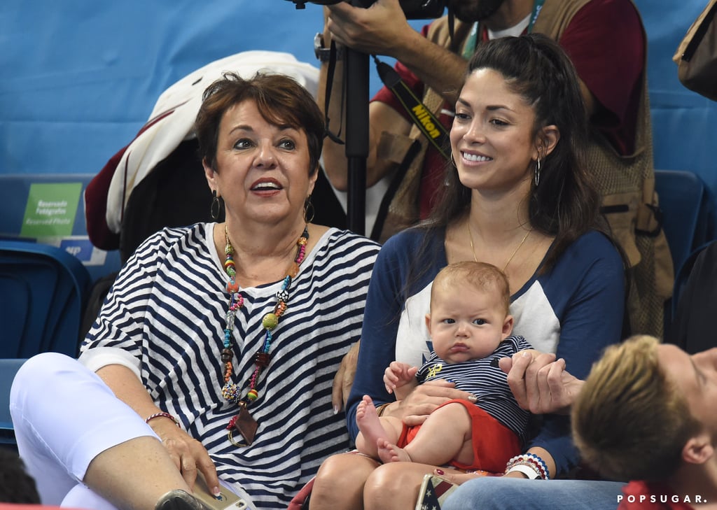 Michael Phelps's Son Boomer at the Summer Olympics 2016