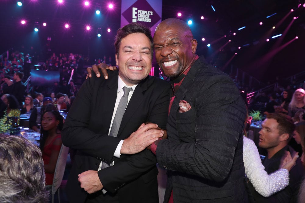 Jimmy Fallon and Terry Crews at the 2019 People's Choice Awards