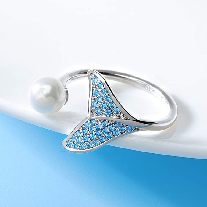 A Statement Ring: Forever Queen Mermaid Tail Ring
