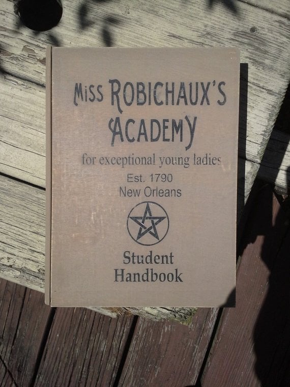 Miss Robichaux's Academy Wood Stash Box