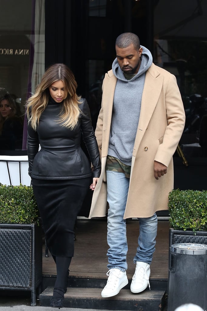 Kim Kardashian and Kanye West in Europe | Pictures