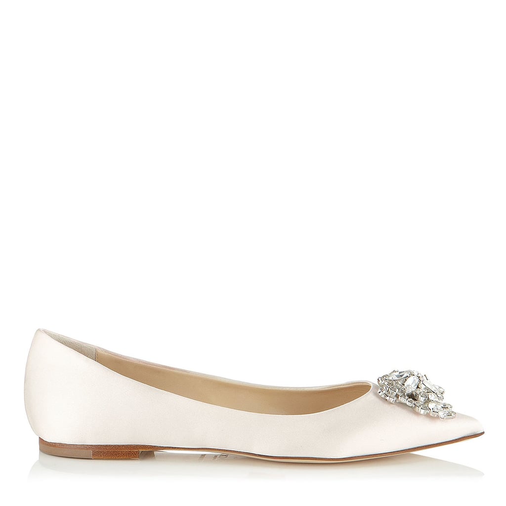 ivory pointed flats