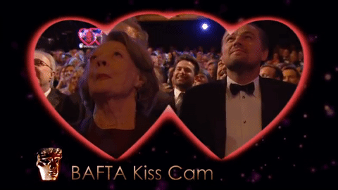 When He Gave Maggie Smith a Smooch on the BAFTA Kiss Cam