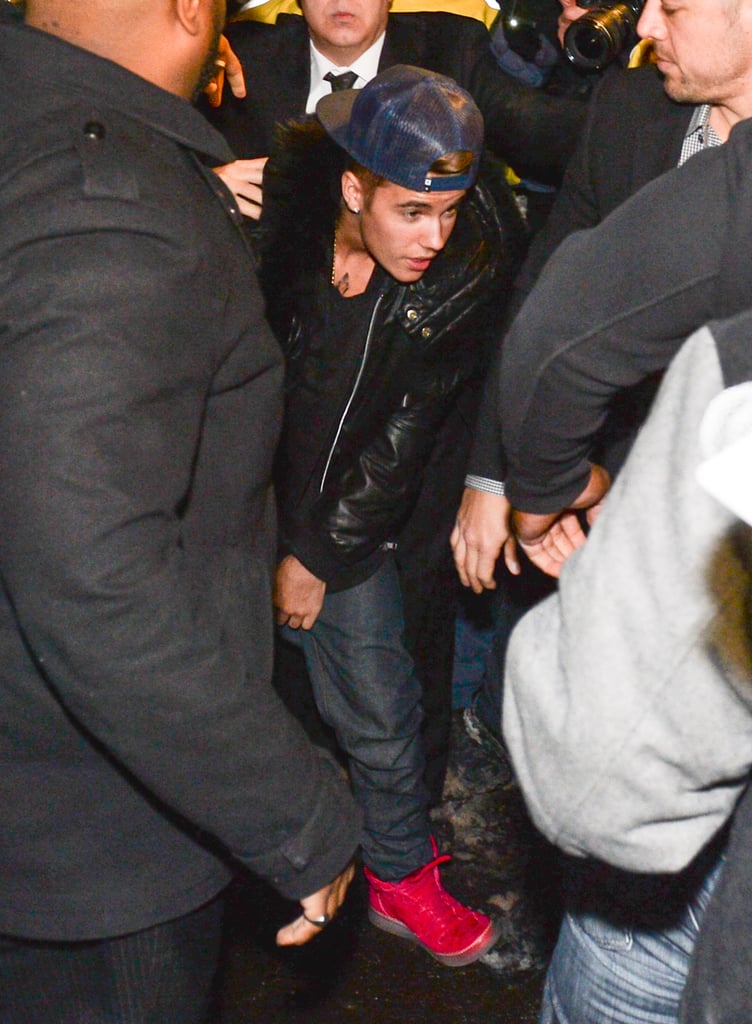 Source: Getty / George Pimentel
Jan. 29

Justin wrapped up his Panama trip and headed to Toronto, where he turned himself in for criminal assault charges that stemmed from a December incident involving a limo driver. Justin was mobbed by fans when he left the police station after being released on his own recognizance.
Meanwhile, Justin's lawyer in Miami filed a not guilty plea in response to his charges from Jan. 23.

Jan. 30

While Justin pleaded not guilty, the toxicology report that was released by the Miami Police Department shows that he had weed and prescription pills (specifically, Xanax) in his system when he was arrested. Justin had admitted to smoking pot before he went behind the wheel.