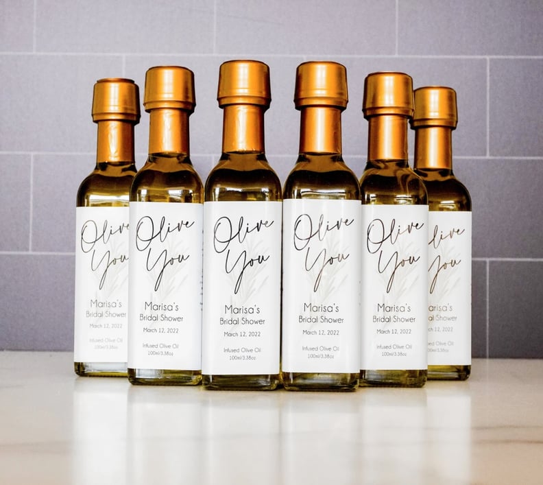 Adult Party Favors: Custom Olive Oil