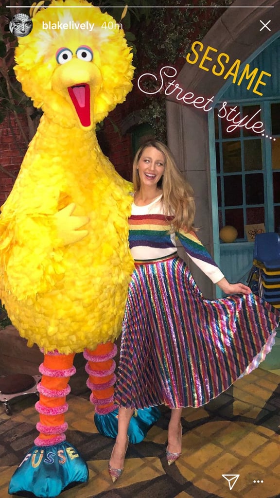 Blake Lively Sesame Street Outfit