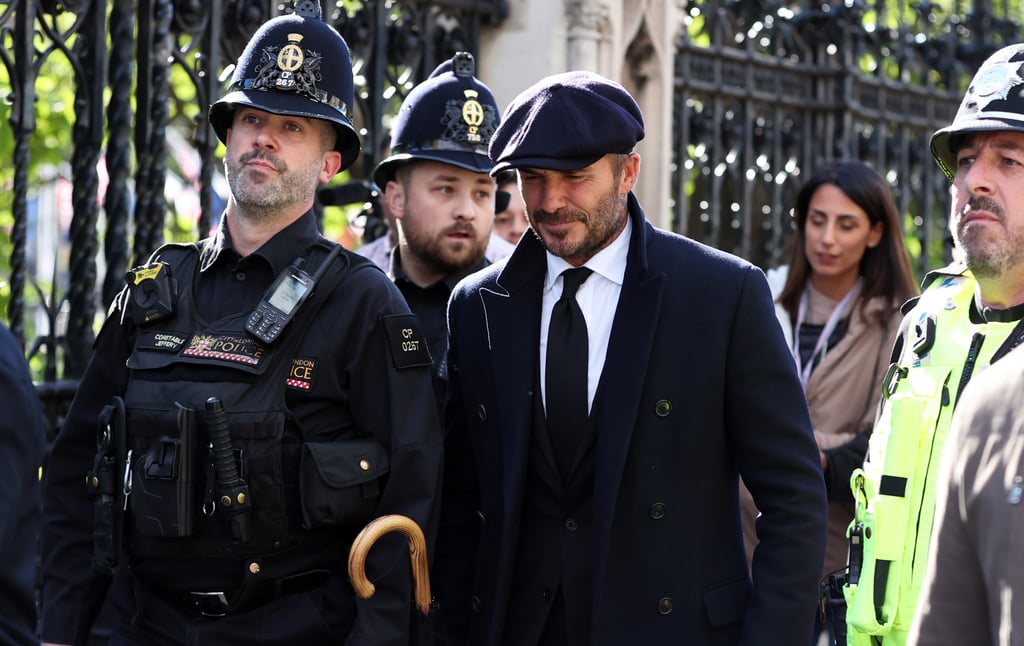 David Beckham Waits to Pay Respects to Queen Elizabeth II