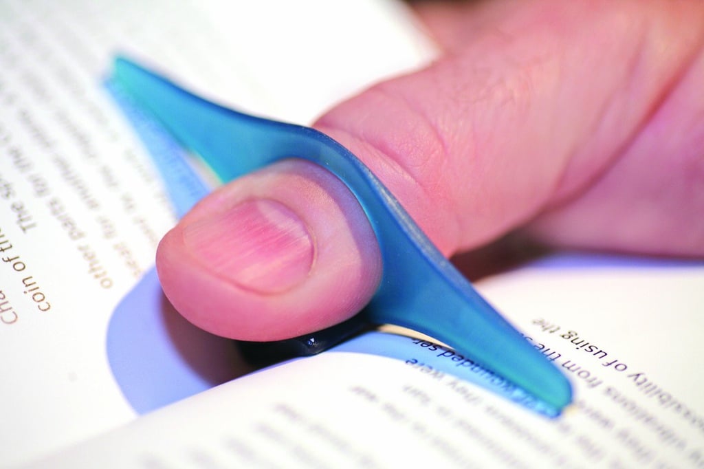 Thumb Thing Book Page Holder and Bookmark Thumb Thing Book Page Holder and Bookmark