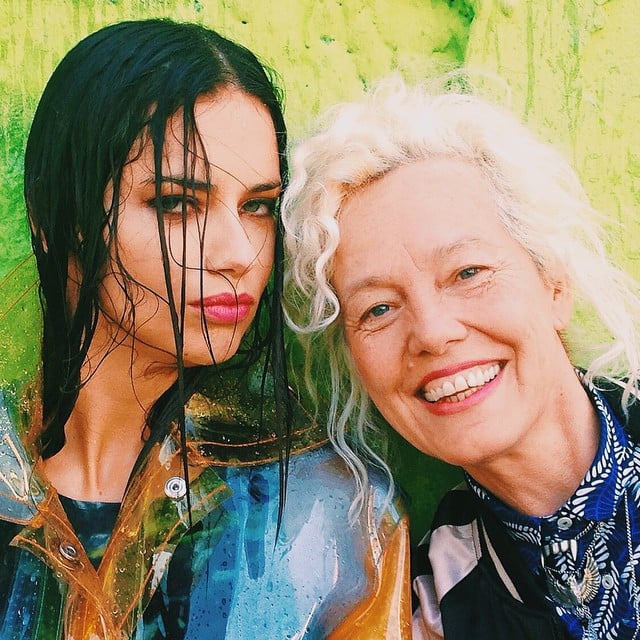 Adriana Lima shot with Ellen von Unwerth for Vogue Brasil. 
Source: Instagram user adrianalima