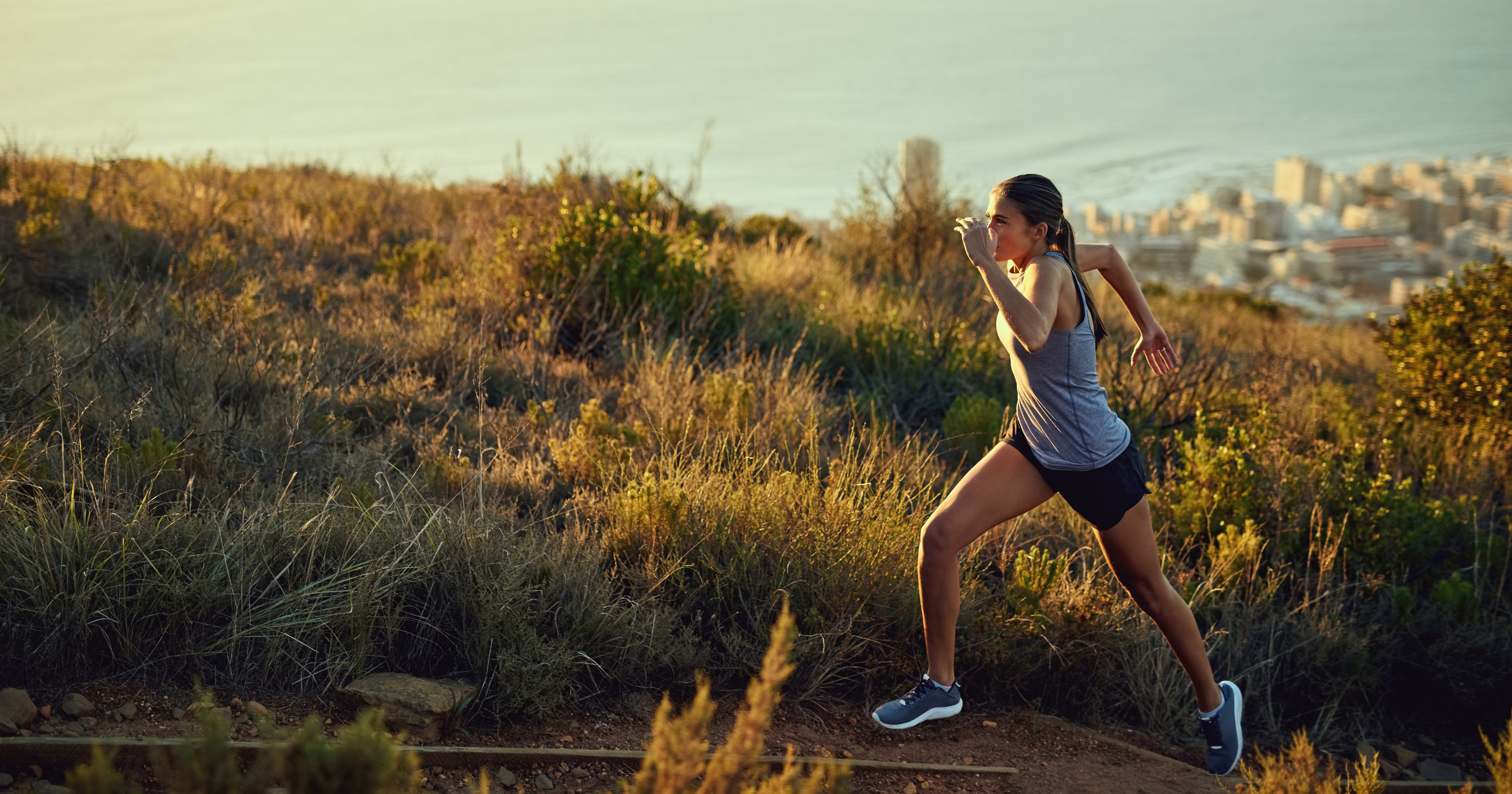 Outdoor Interval Hill Running Workout POPSUGAR Fitness