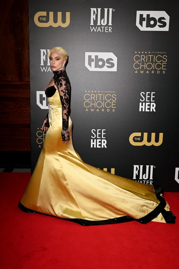Lady Gaga's Gucci Dress at the Critics' Choice Awards 2022