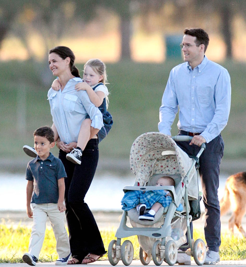 Katie Holmes and Ryan Reynolds Filming Woman in Gold